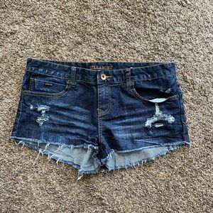 Billabong Distressed Cutoff Denim Shorts